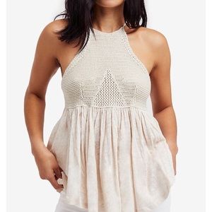 Free People Road Trip Strappy Contrast Top